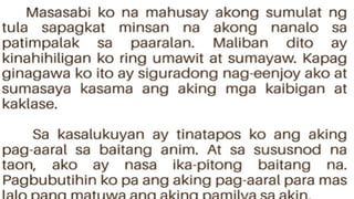 FIL 4 MATATAG WEEK 2 Q2 PPT LESSON EXEMPLAR