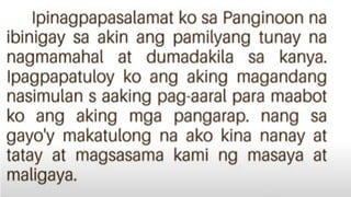 FIL 4 MATATAG WEEK 2 Q2 PPT LESSON EXEMPLAR