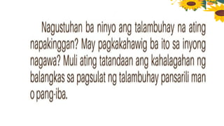 FIL 4 MATATAG WEEK 2 Q2 PPT LESSON EXEMPLAR