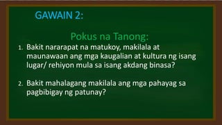 KUWENTONG BAYAN AT MGA PAHAYAG SA PAGBIBIGAY PATUNAY | PDF