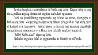 KUWENTONG BAYAN AT MGA PAHAYAG SA PAGBIBIGAY PATUNAY | PDF