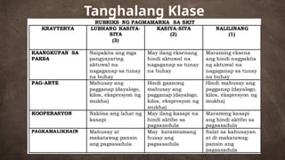 Tanghalang Klase
 