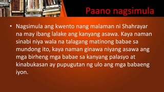 Fil 9 Isang Libo At Isang Gabi Pptx Fil 9 Isang Libo At Isang Gabi Pptx