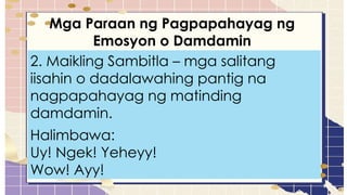 Sambitla Example FIL9 QTR2 WEEK6.pptx pag-aantas ng salita | PPTX