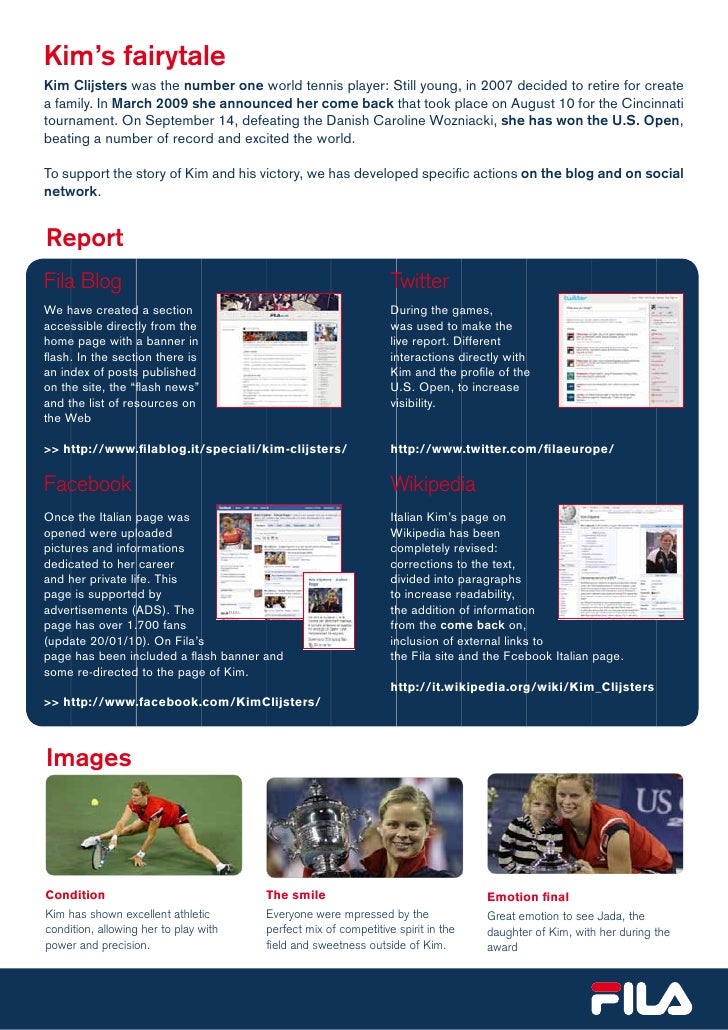 fila web site