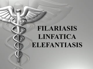 FILARIASIS
LINFATICA
ELEFANTIASIS
 