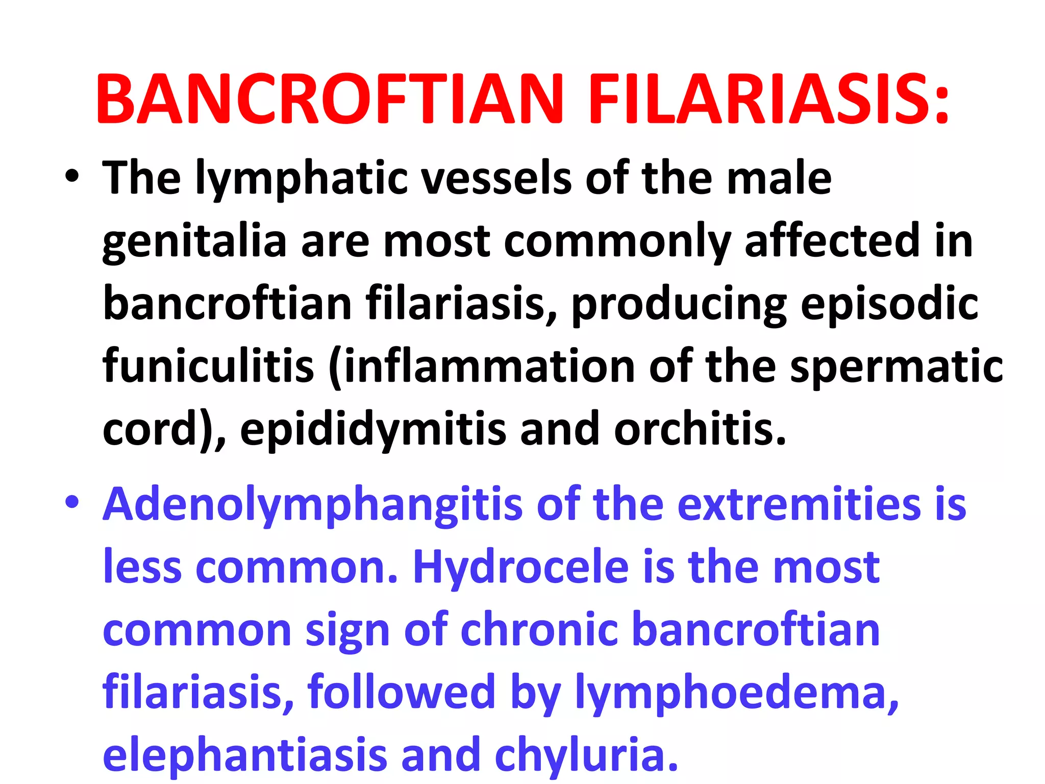 Funicularitis FILARIASIS CONTROL PROGRAMME-INDIA | PPTX