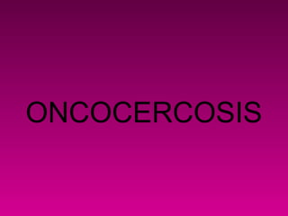 ONCOCERCOSIS
 