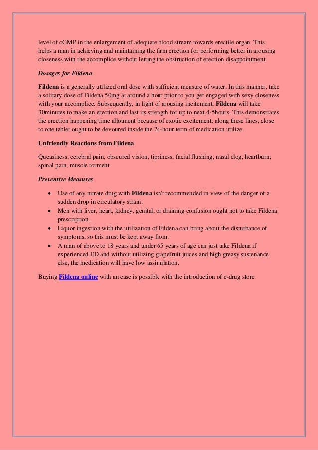 Fildena On-line