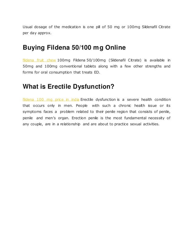 Fildena 100mg india