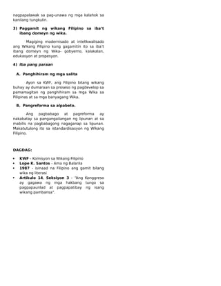 chapters in FILDIS_compilation BUOD /summary | PDF