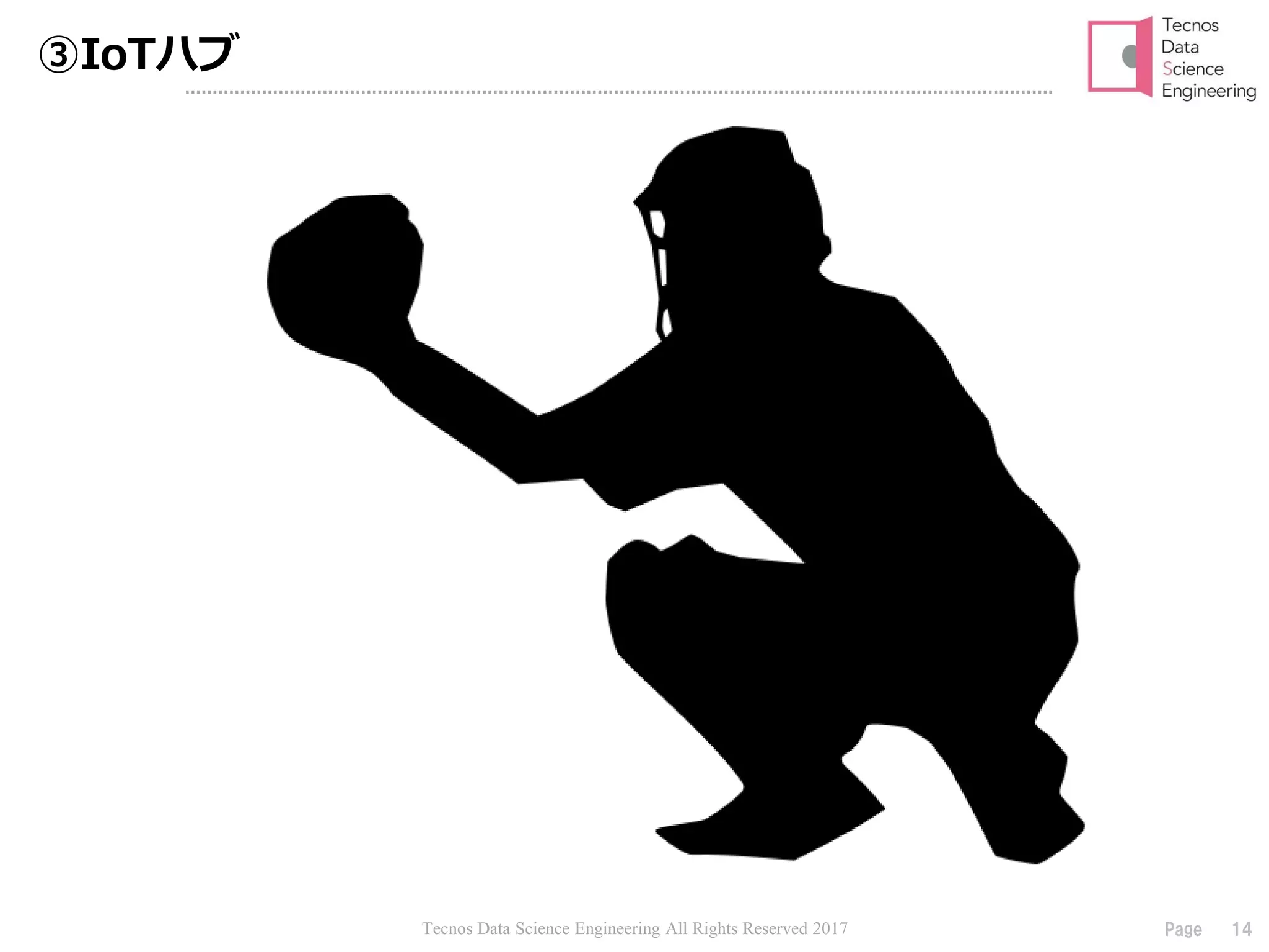 Tecnos Data Science Engineering All Rights Reserved 2017 14Page
③IoTハブ
 