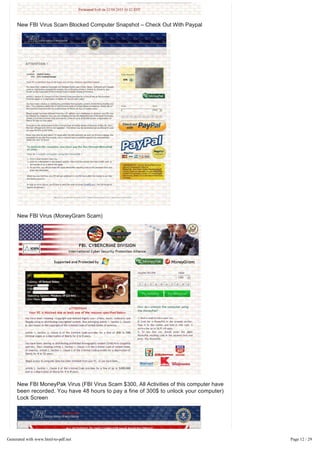 Fbi Pc Message FBI Virus Scam Locked Computer Screen? Remove FBI Moneypak Virus From ...