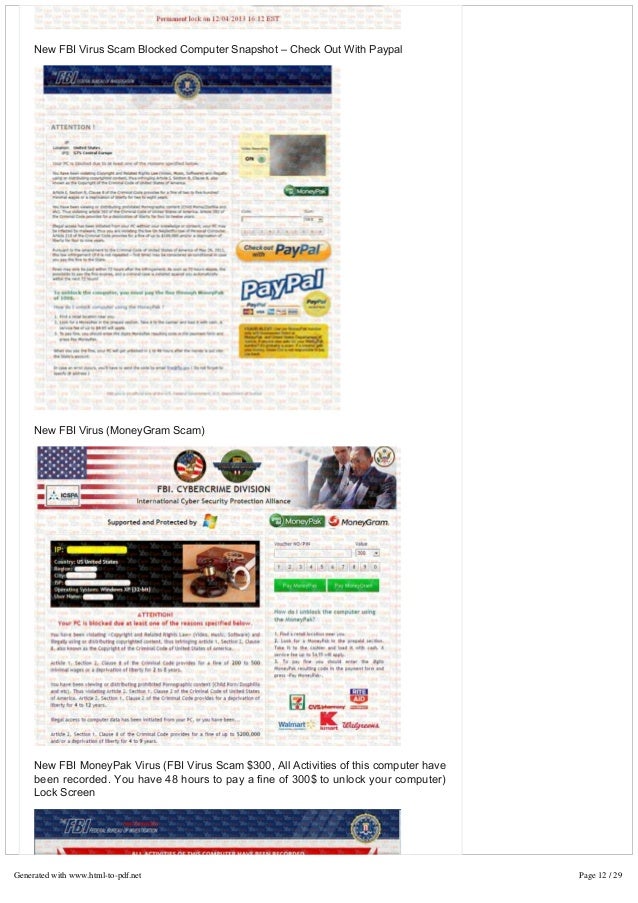 Fbi Virus Scam Locked Computer Screen Remove Fbi Moneypak Virus From - 