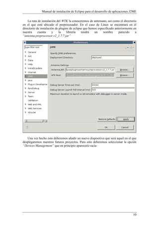 manual de eclipse | PDF