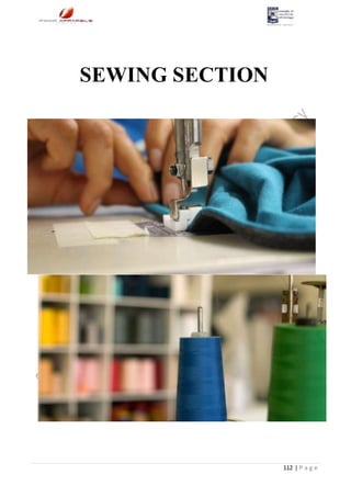 112 | P a g e
SEWING SECTION
 