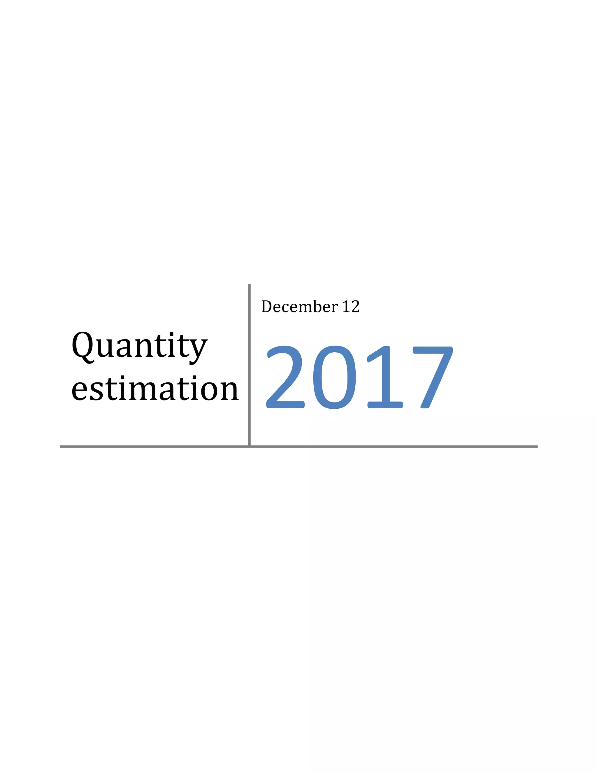 Quantity PDF