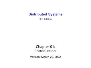 Distributed Systems (3rd Edition)Introduction | PPTX