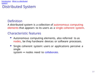 Distributed Systems (3rd Edition)Introduction | PPTX