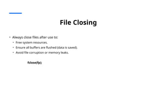 Ppt presentation on file handling and it's techniques | PPT
