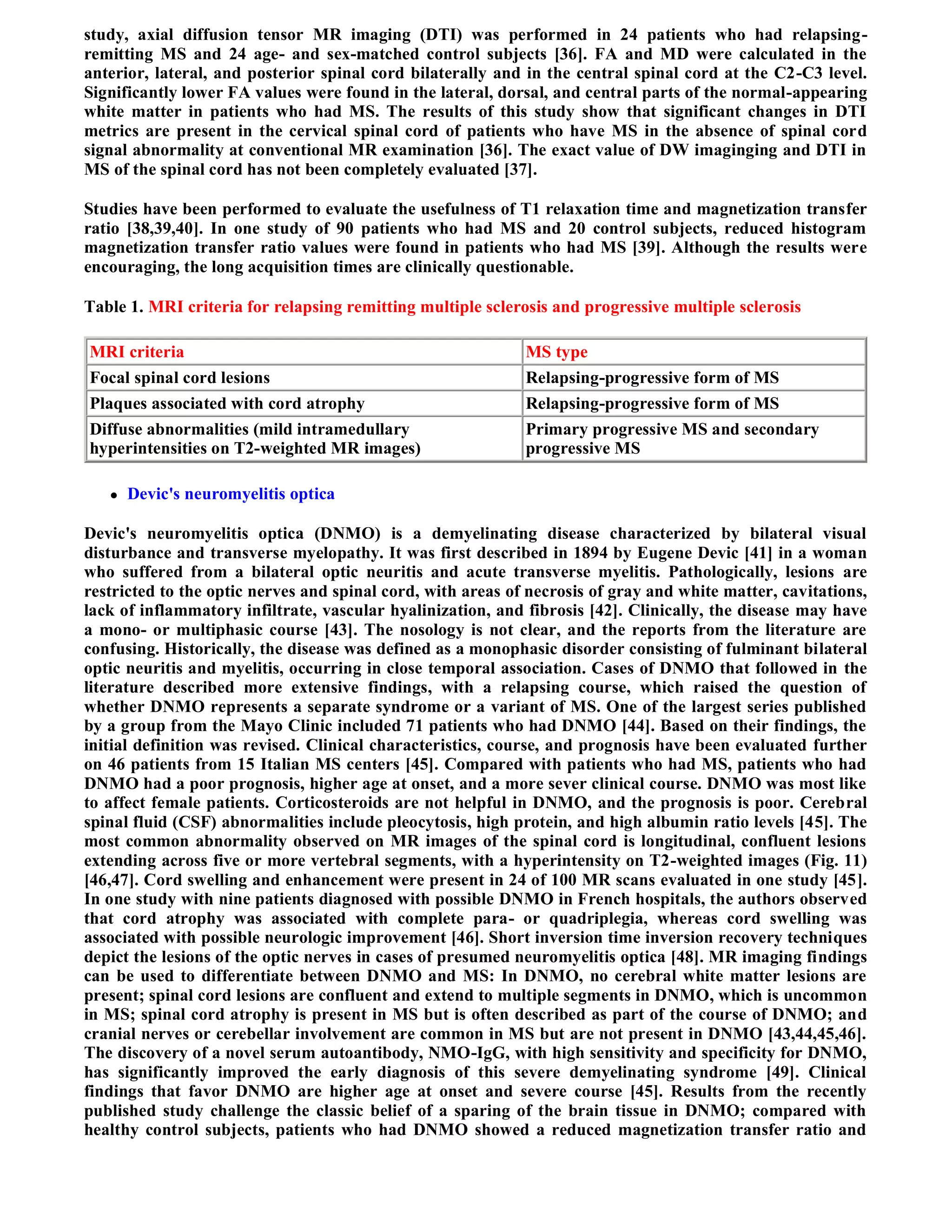 Case record...Spinal multiple sclerosis
