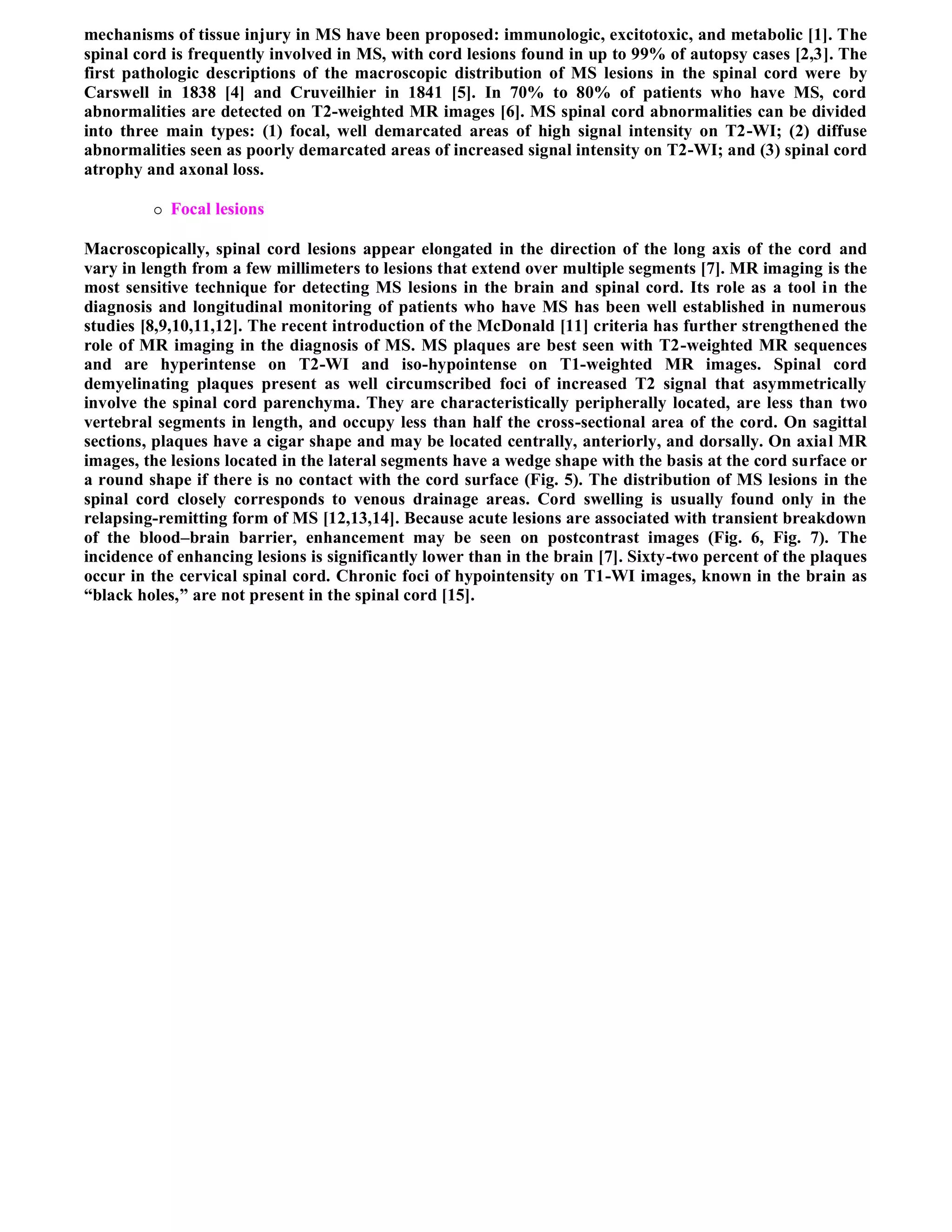 Case record...Spinal multiple sclerosis