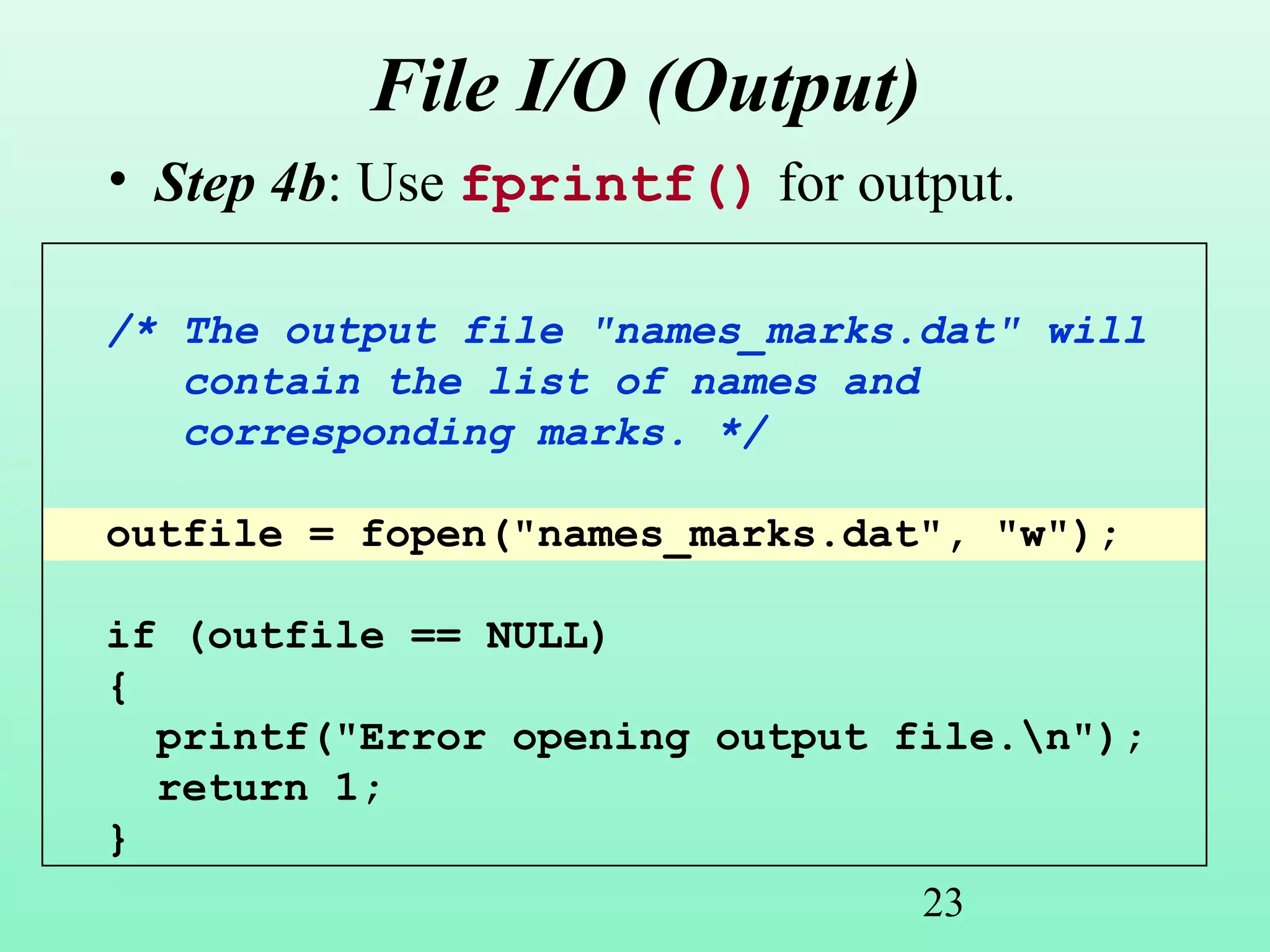 File handling in c | PPT