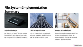 File-System-Implementation in Operating System | PPTX