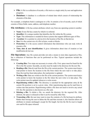 Comprehensive Overview of File System Management in Operating Systems | PDF