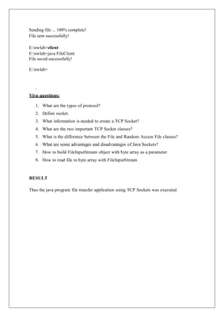 File Transfer Using Tcp Pdf File Transfer Using Tcp Pdf