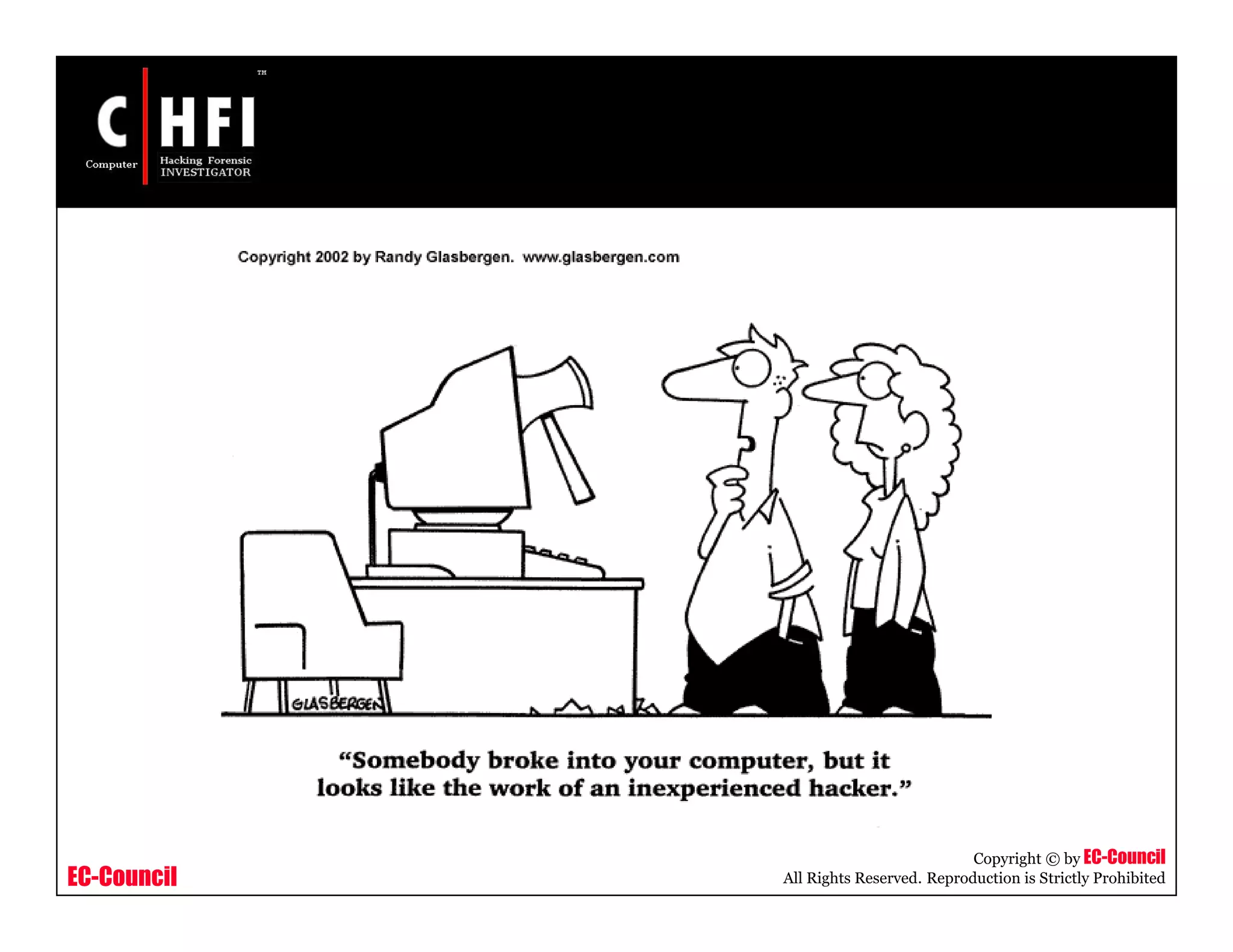 EC-Council
Copyright © by EC-Council
All Rights Reserved. Reproduction is Strictly Prohibited
 