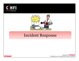 EC-Council
Copyright © by EC-Council
All Rights Reserved. Reproduction is Strictly Prohibited
Incident Response
 