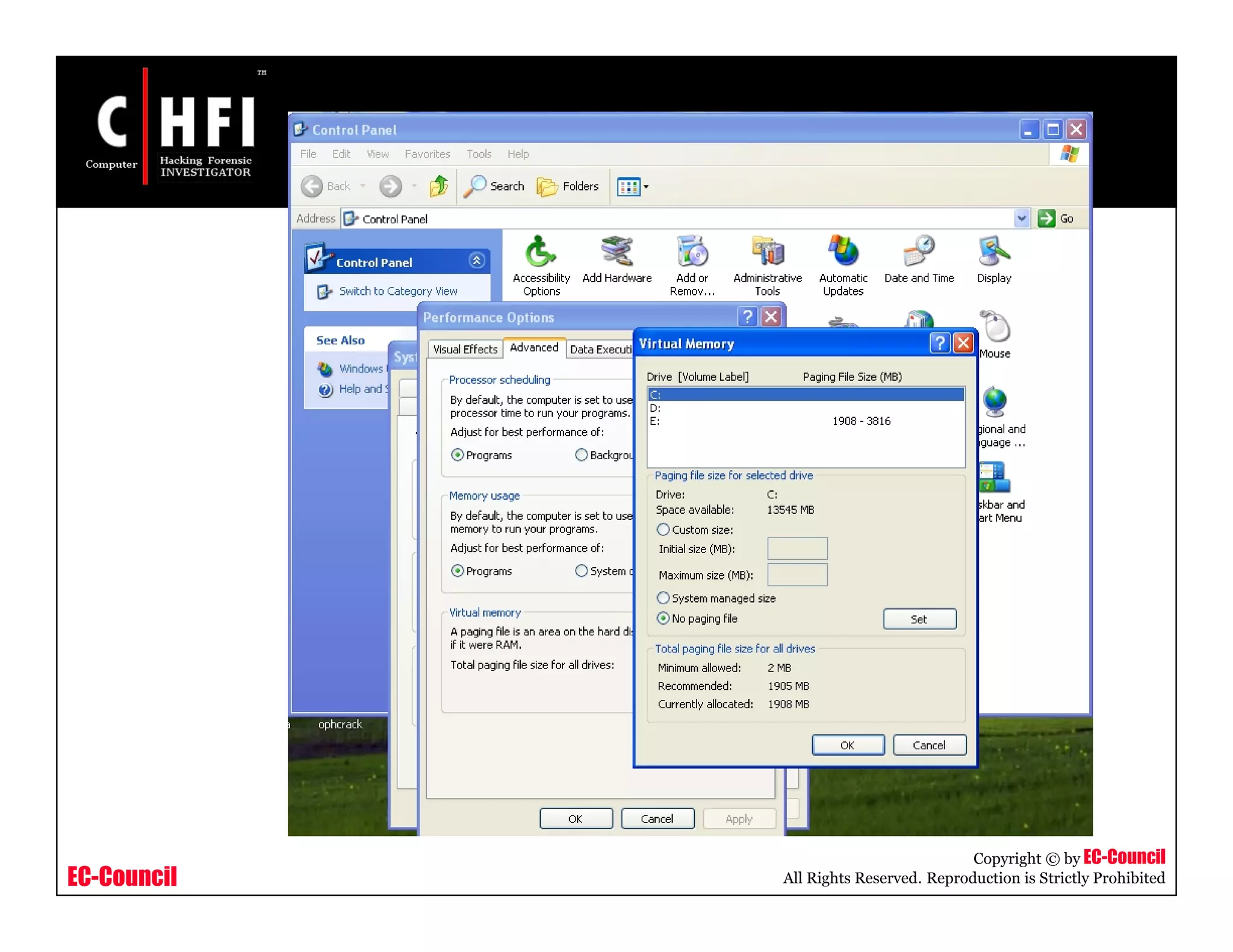 EC-Council
Copyright © by EC-Council
All Rights Reserved. Reproduction is Strictly Prohibited
 