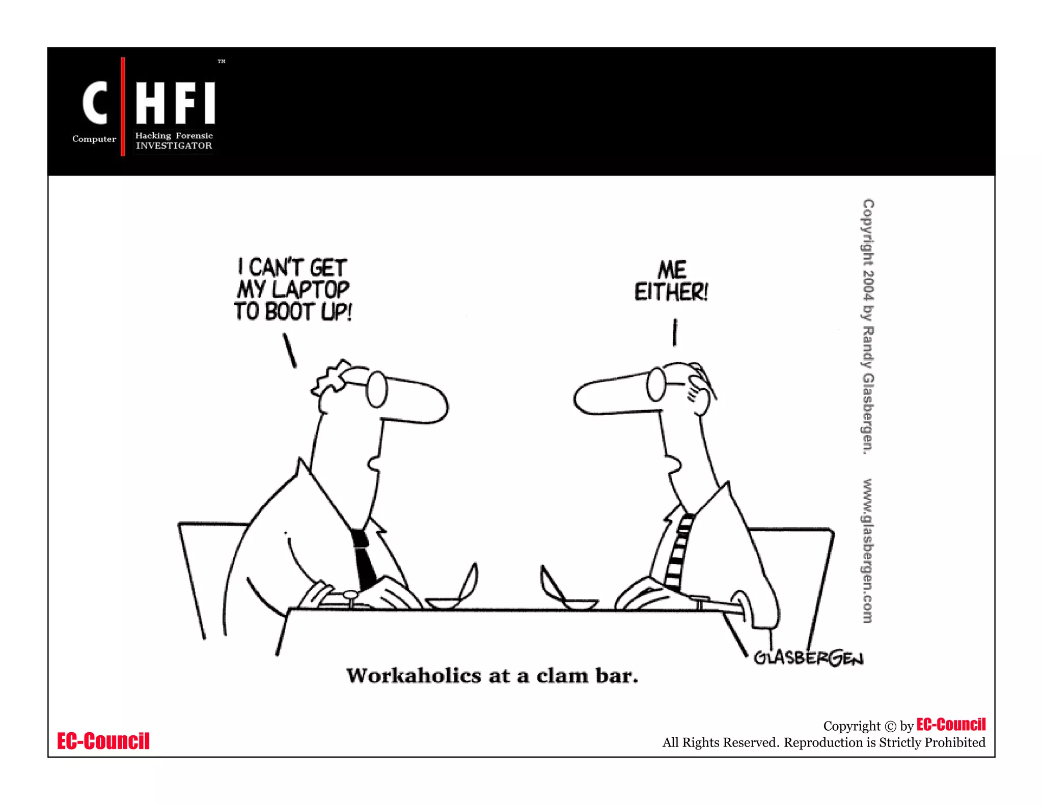 EC-Council
Copyright © by EC-Council
All Rights Reserved. Reproduction is Strictly Prohibited
 