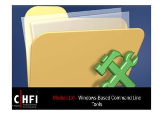Module LXI - Windows-Based Command Line
Tools
 