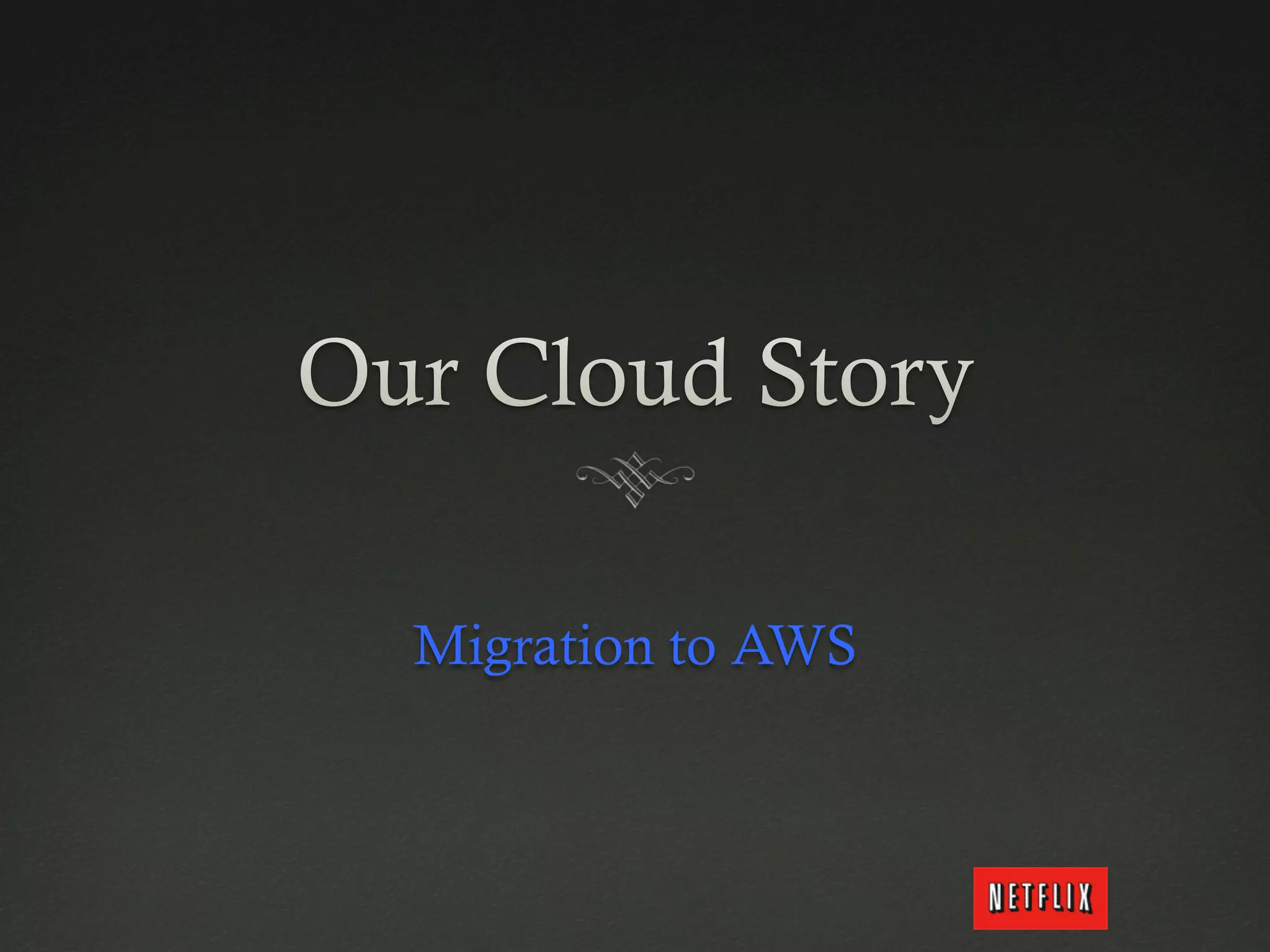 Migration to AWS
 