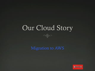 Migration to AWS
 