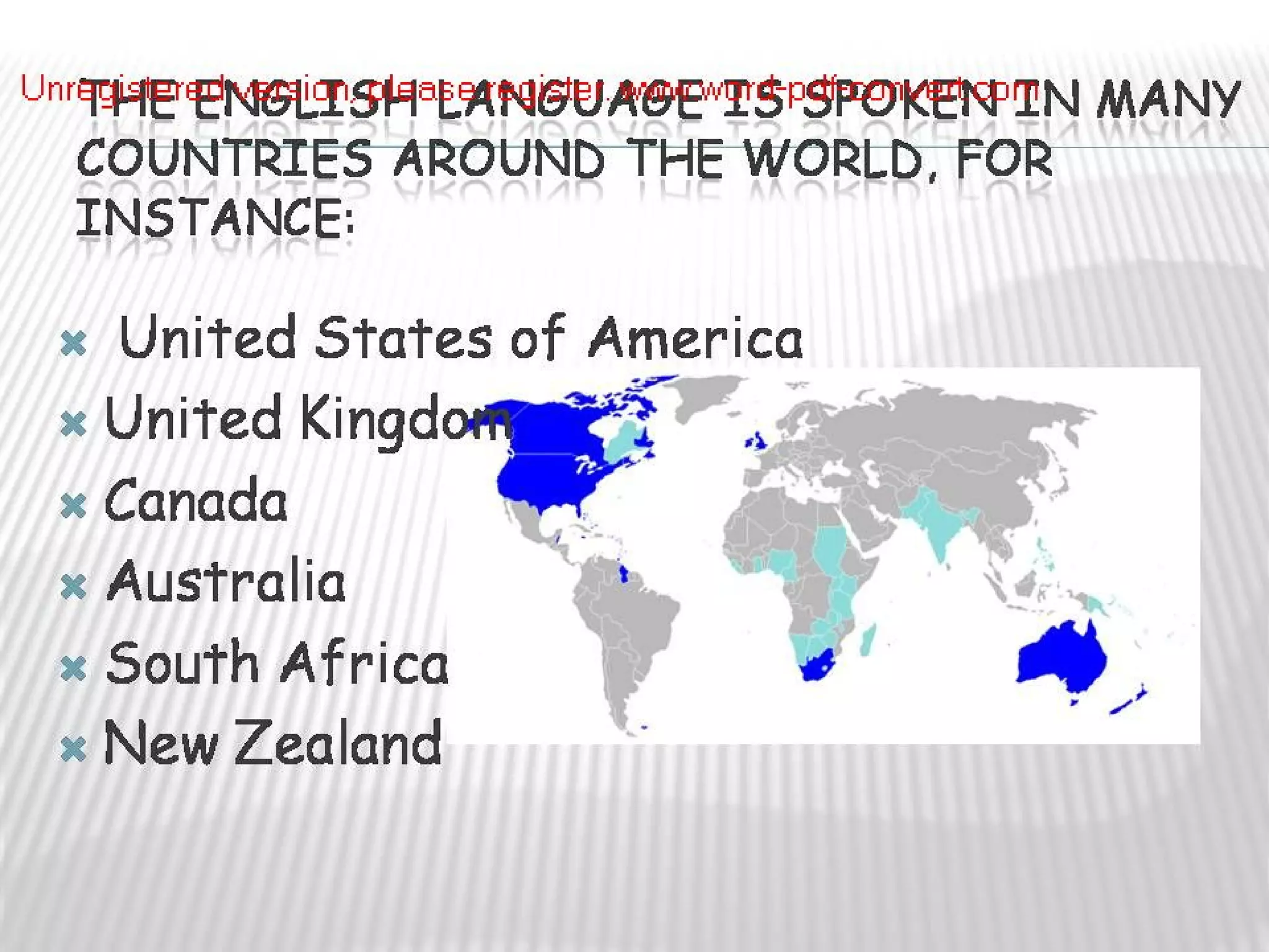 The english language and culture | PPT