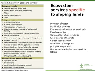 CIFOR/ICRAF sloping lands in transition (SLANT) project