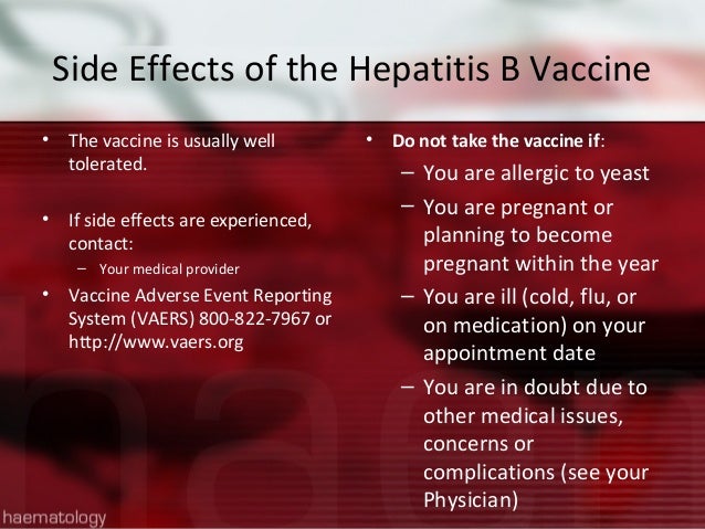 82 Side Effects Of Hep A And B Combined Vaccine