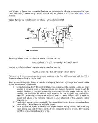 Chemical Process Analyzer Example Analysis, Synthesis, and Design of Chemical Process | PDF