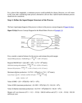 Chemical Process Analyzer Example Analysis, Synthesis, and Design of Chemical Process | PDF