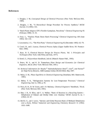 Analysis, Synthesis, and Design of Chemical Process | PDF