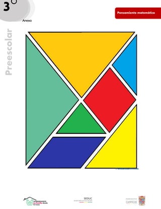 Pen PE
Pensamiento matemático
Preescolar
3°
_ Anexo
 