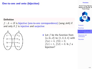 Functions - Discrete Structures for Computing - HCMUT | PDF