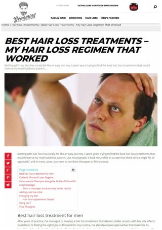 Home » Hair loss » treatments » Best Hair Loss Treatments – My Hair Loss Regimen That Worked
FACIAL HAIR GROOMING HAIR LOSS MEN’S FASHION
ULTRAX LABS ULTRAX LABS HAIR VIGOR MASK REVIEW
 