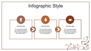 Infographic Style
You can simply impress
your audience and add a
unique zing and appeal to
your Presentations.
Your Text Here
You can simply impress
your audience and add a
unique zing and appeal to
your Presentations.
Your Text Here
You can simply impress
your audience and add a
unique zing and appeal to
your Presentations.
Your Text Here
 