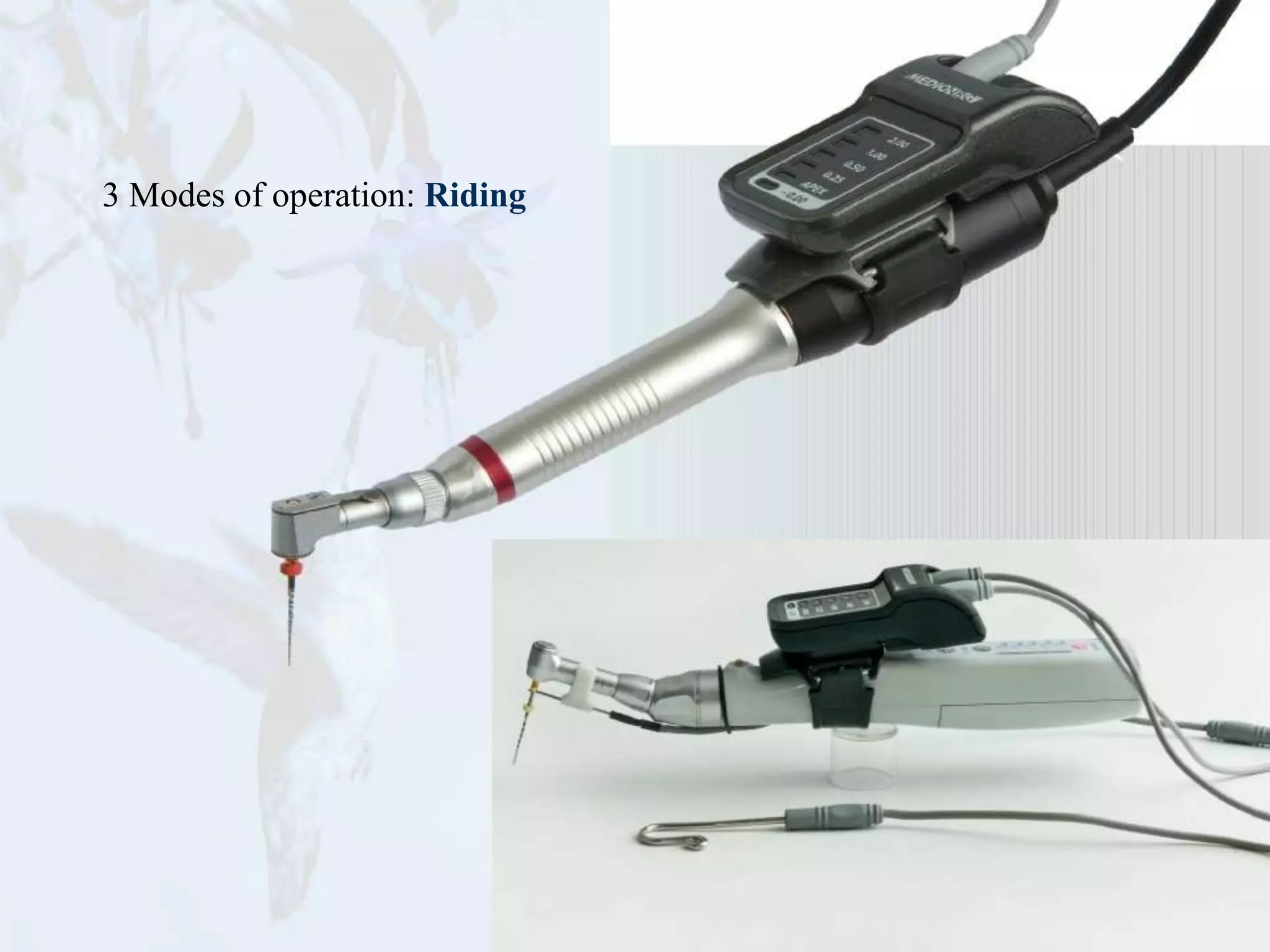 3 Modes of operation: Riding
 