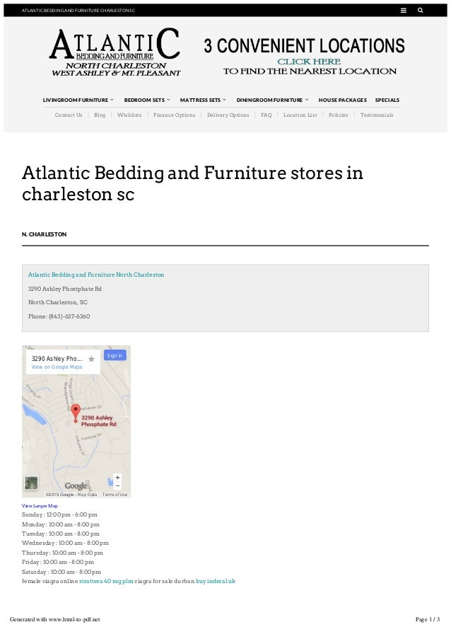 Atlantic Bedding And Furniture Stores In Charleston Sc