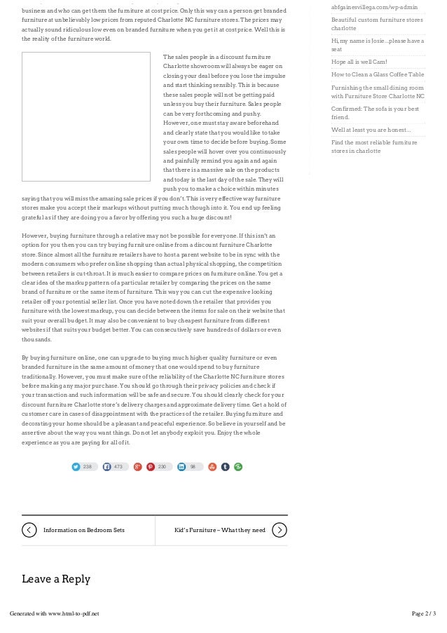 Furniture Mark Up Know All About It